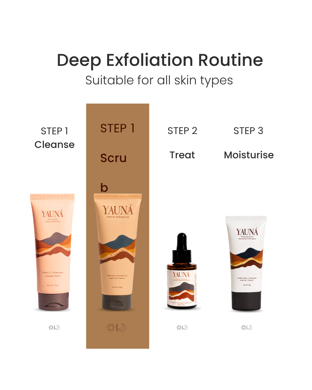 YAUNA French Red Clay Face Scrub